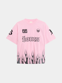 Billy Bones Club Burner Boxy Tee Washed Pink