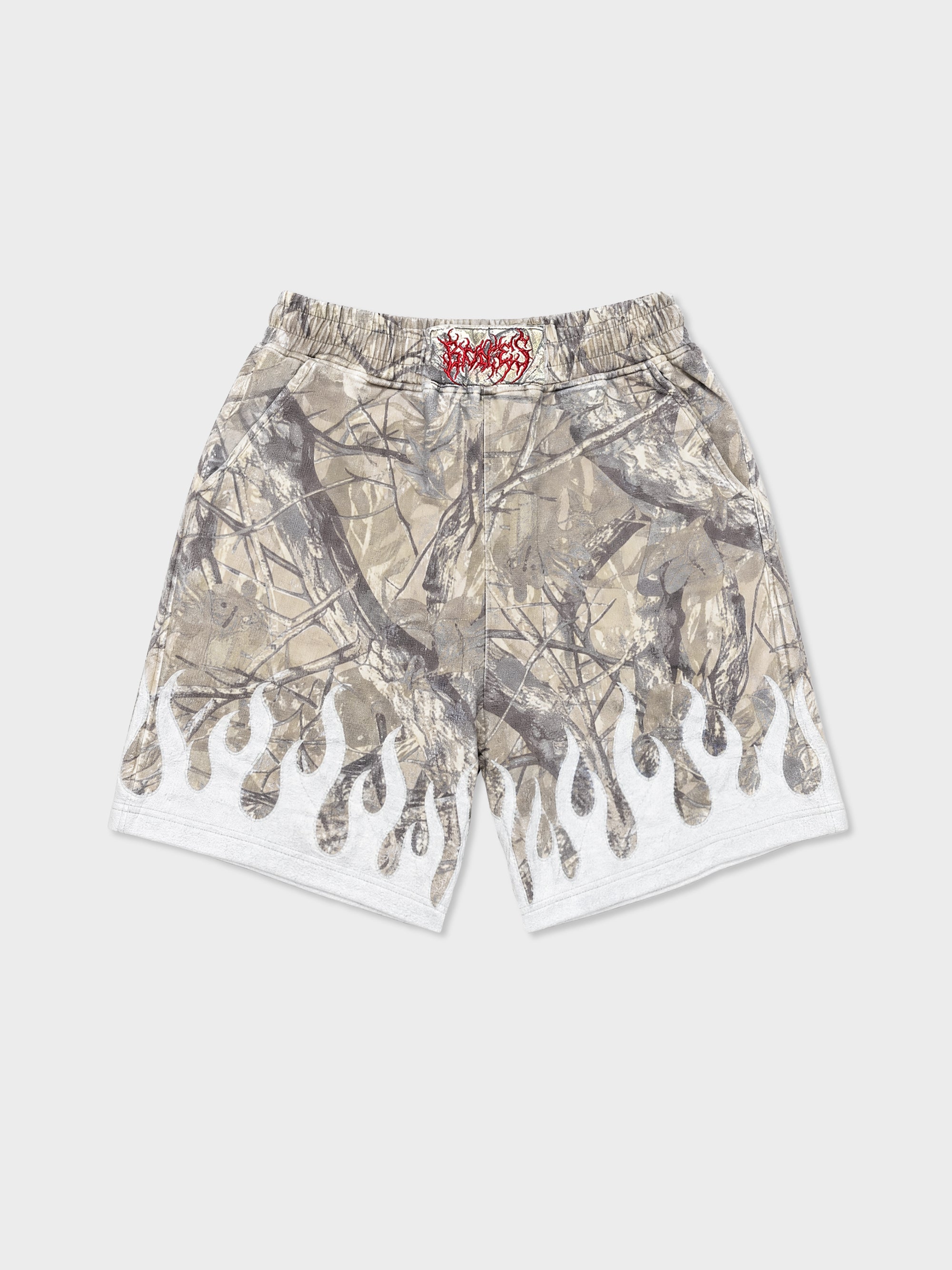 Burner Camo Jersey Short - Camo/Grey