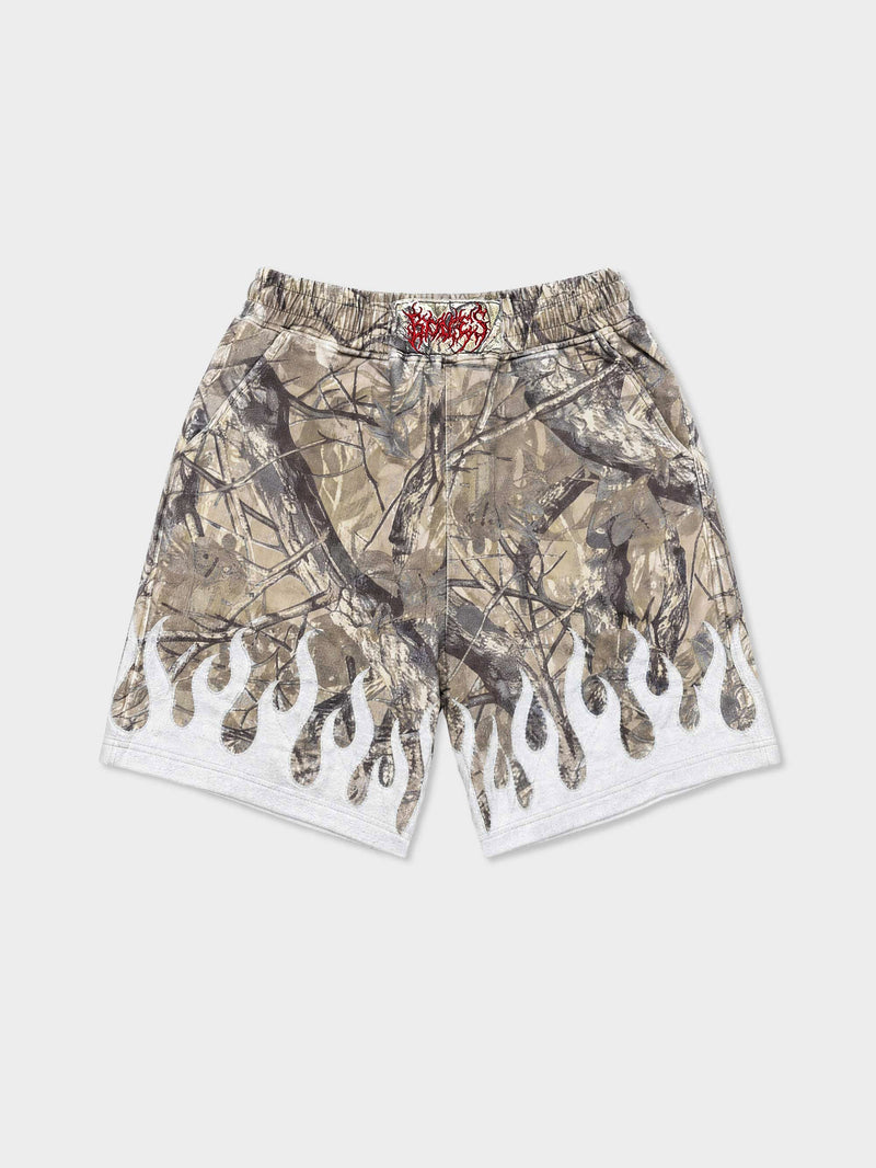Burner Jersey Shorts - Barbed Camo