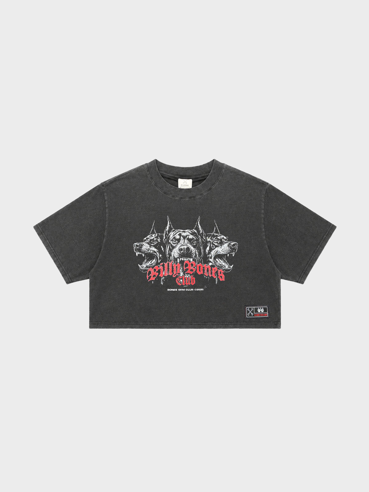 All Bark Crop Tee - Black