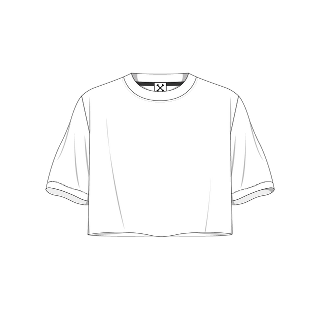 How to measure a crop tee
