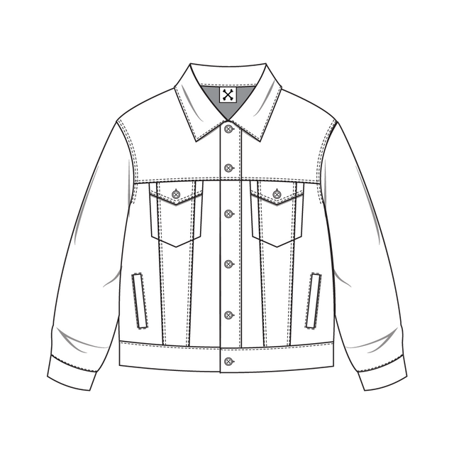 How to measure a denim jacket