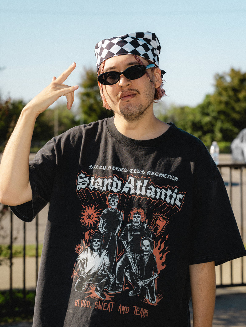 Stand Atlantic x Bones Bandanna - Black