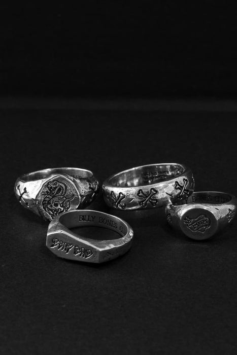 Merchants x Bones El Bono Ring - Silver