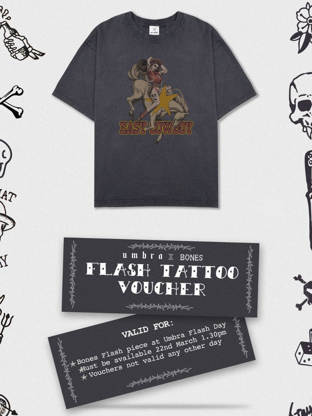 Bones x Umbra Flash Bundle - Tattoo + Tee