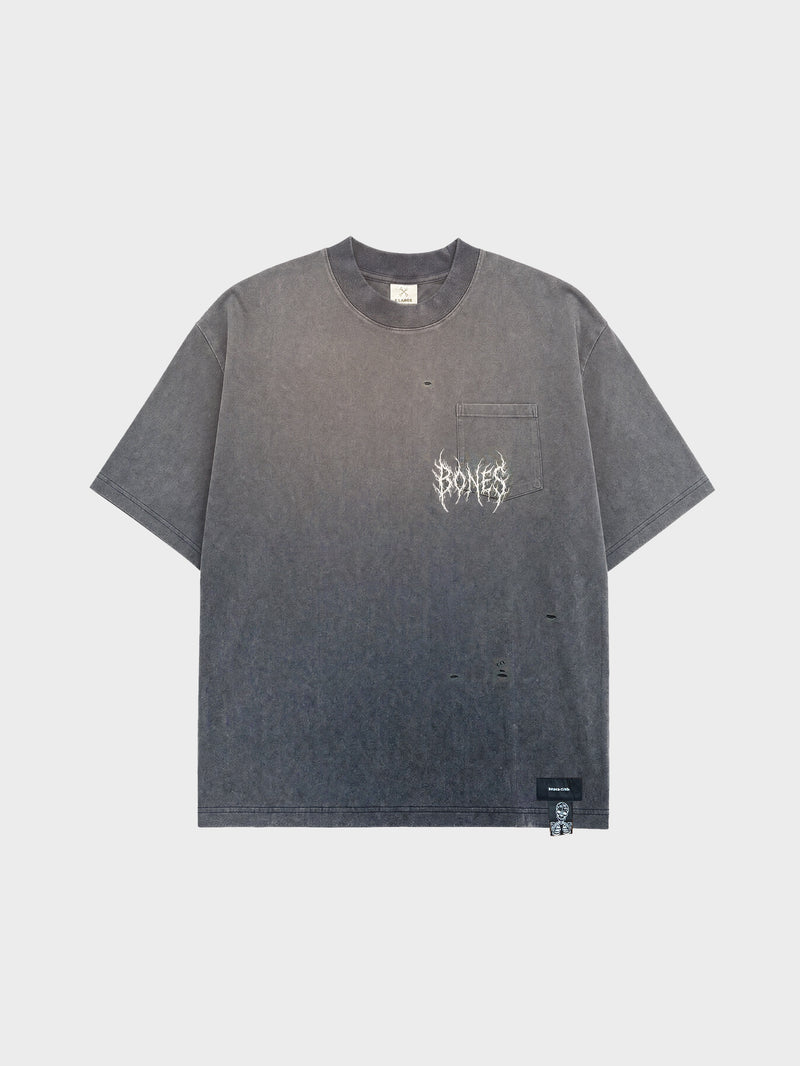 Punk Pocket Tee - Sunfaded Grey