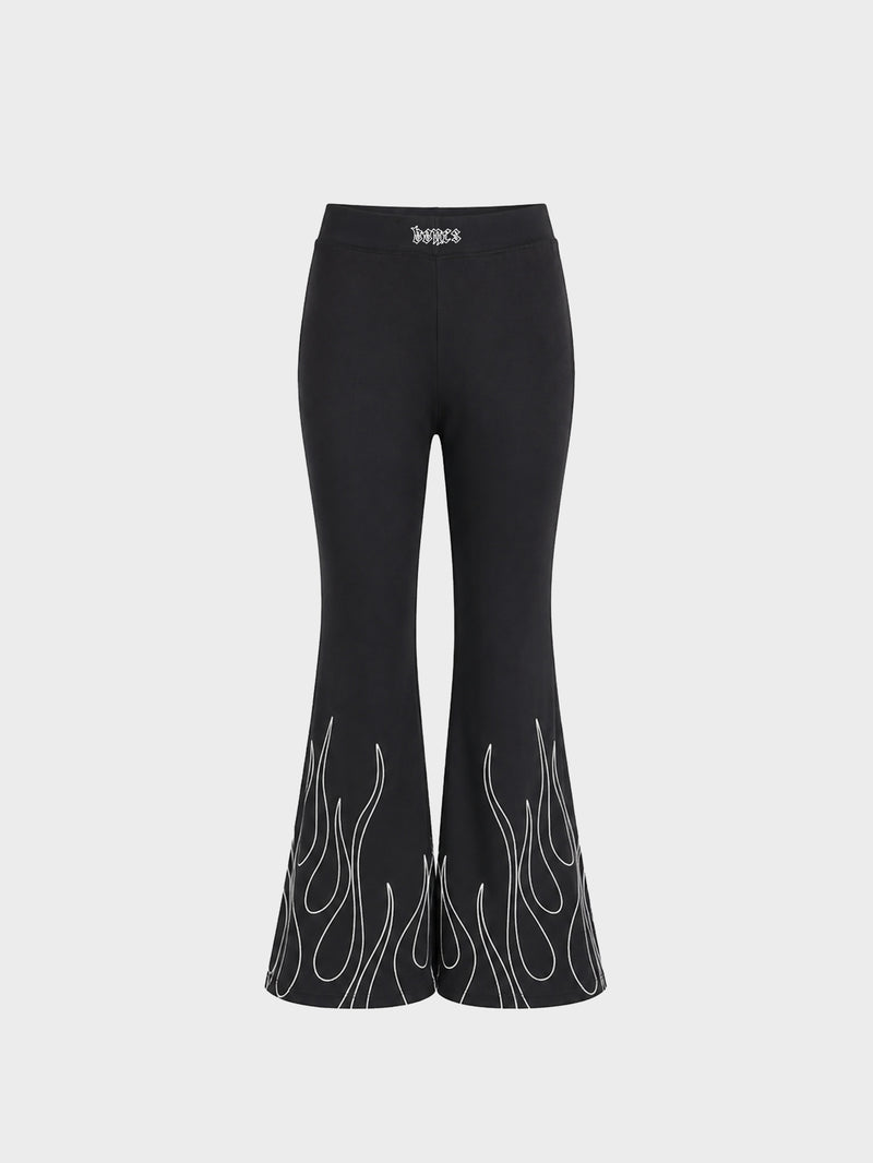 Flamed Flares - Black