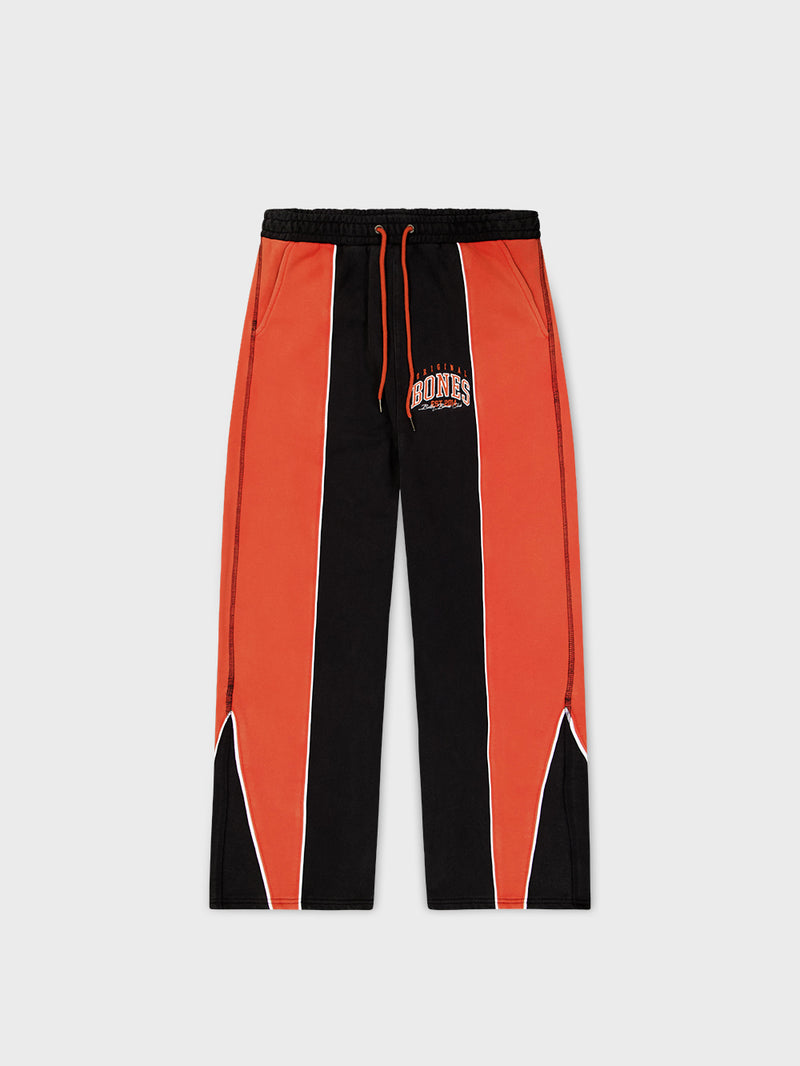 False Start Trackpants - Washed Black/Red