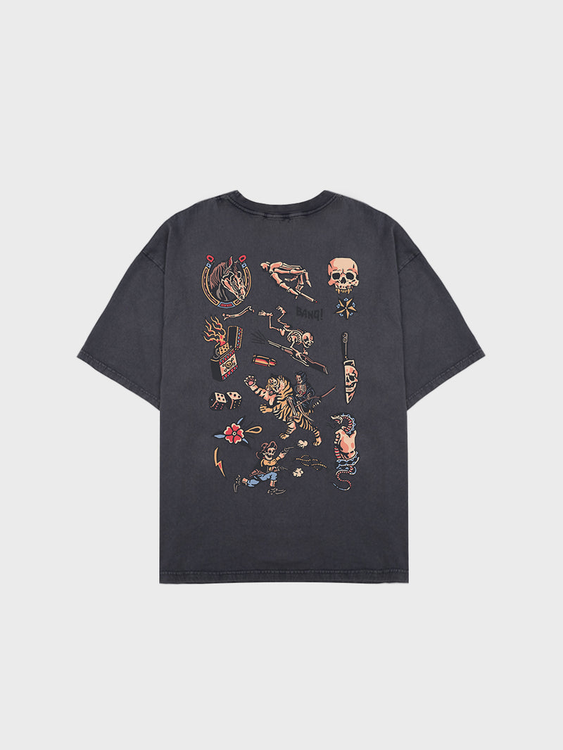 Flash Club 5.0 Tee - Washed Black