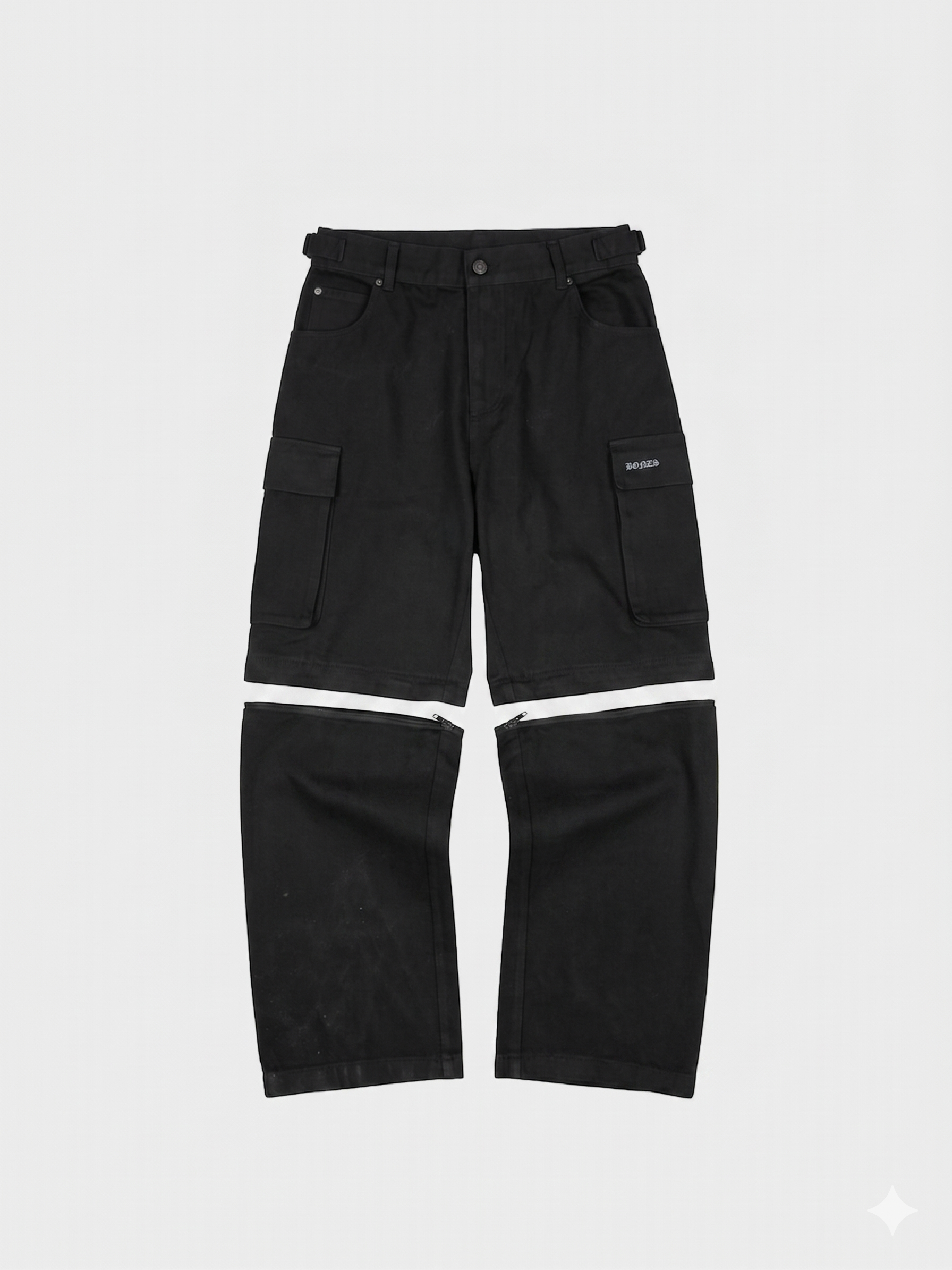 Gothic Convertible Pants - Black