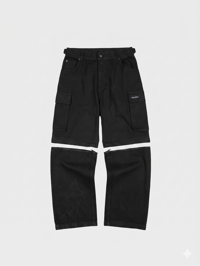 Gothic Convertible Pants - Black