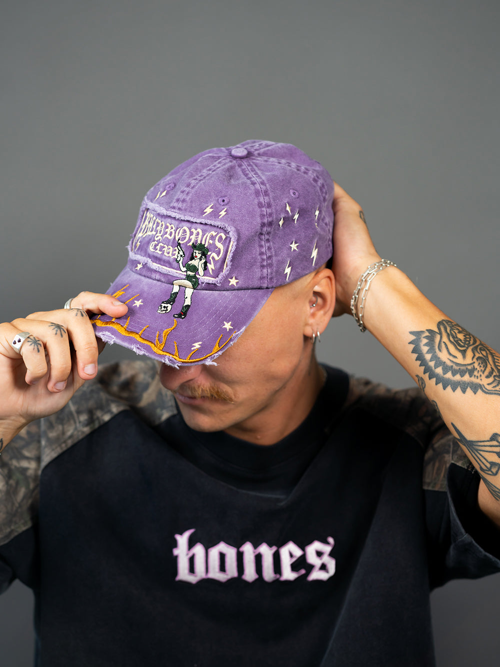 Light My Fire Cap - Washed Purple