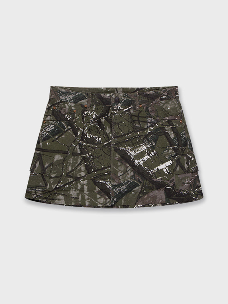 Hands Off Camo Skirt - Camo