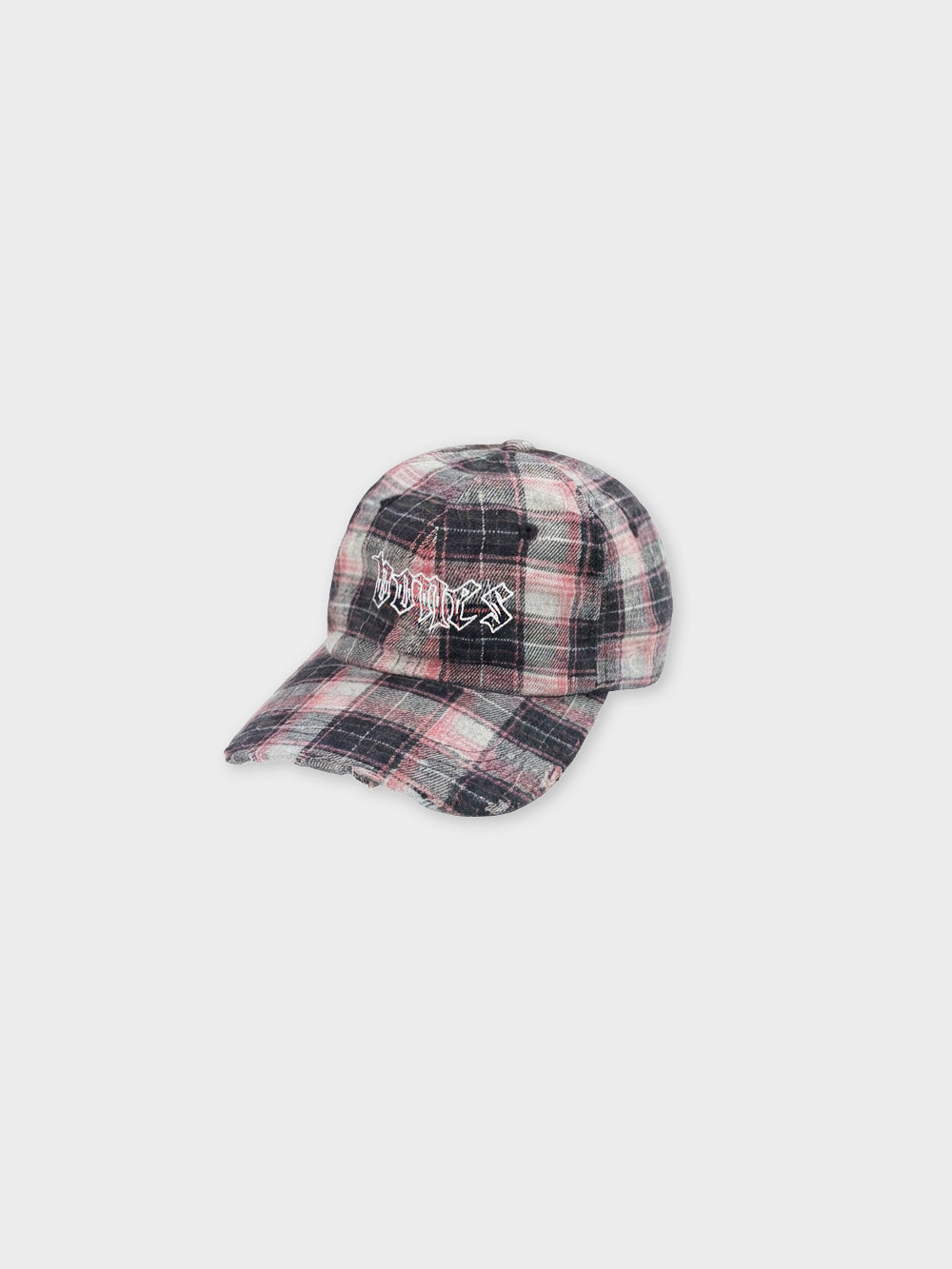Bones Plaid Cap - Purple Check