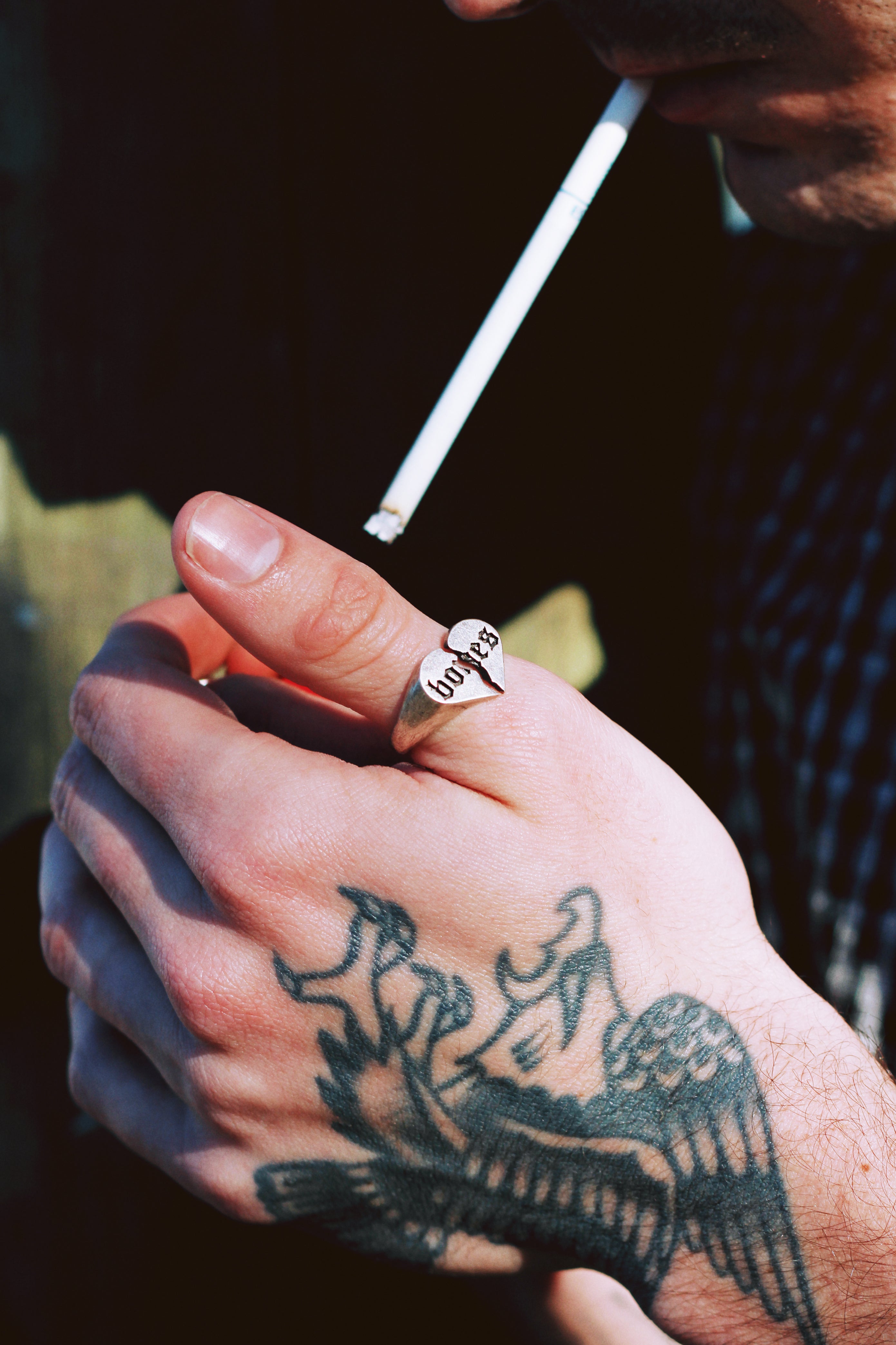 Broken Heart Ring - 925 Silver