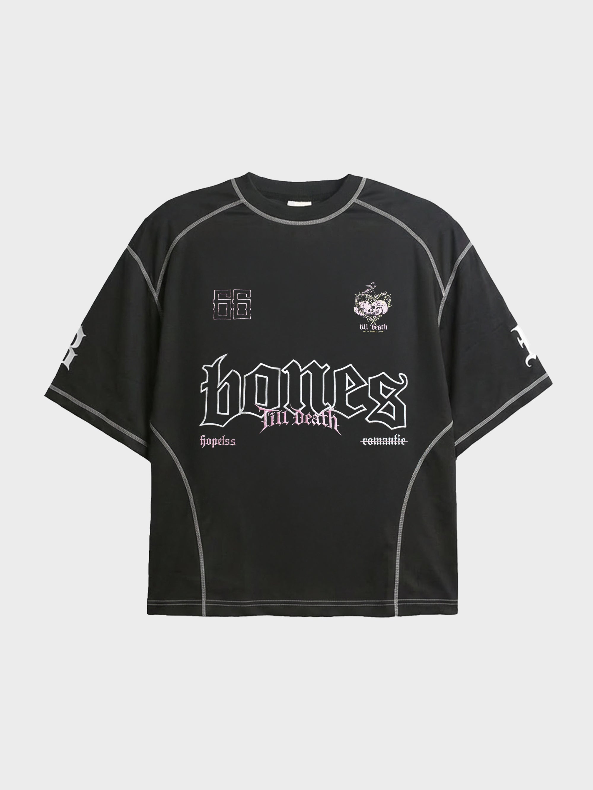 Till Death Panel Jersey - Black