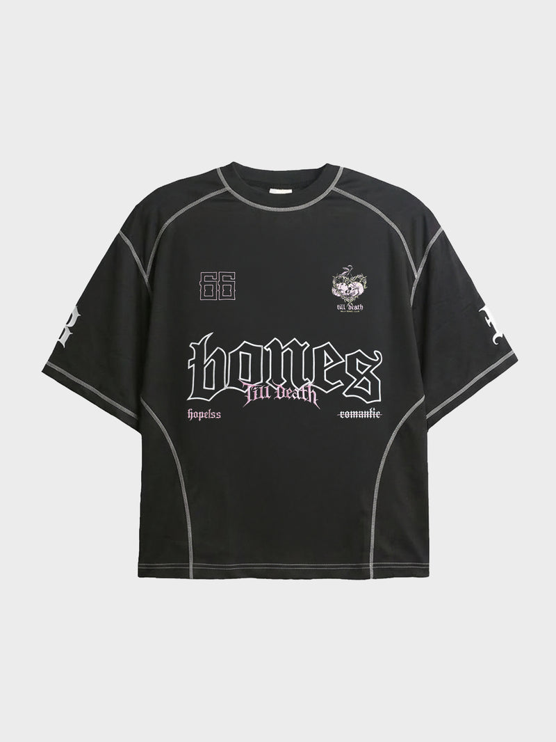 Till Death Panel Jersey - Black