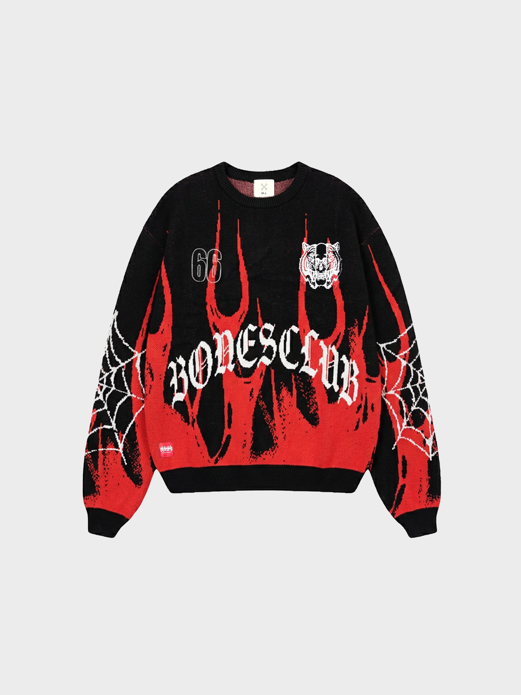 FC Flame Knit - Black/Red