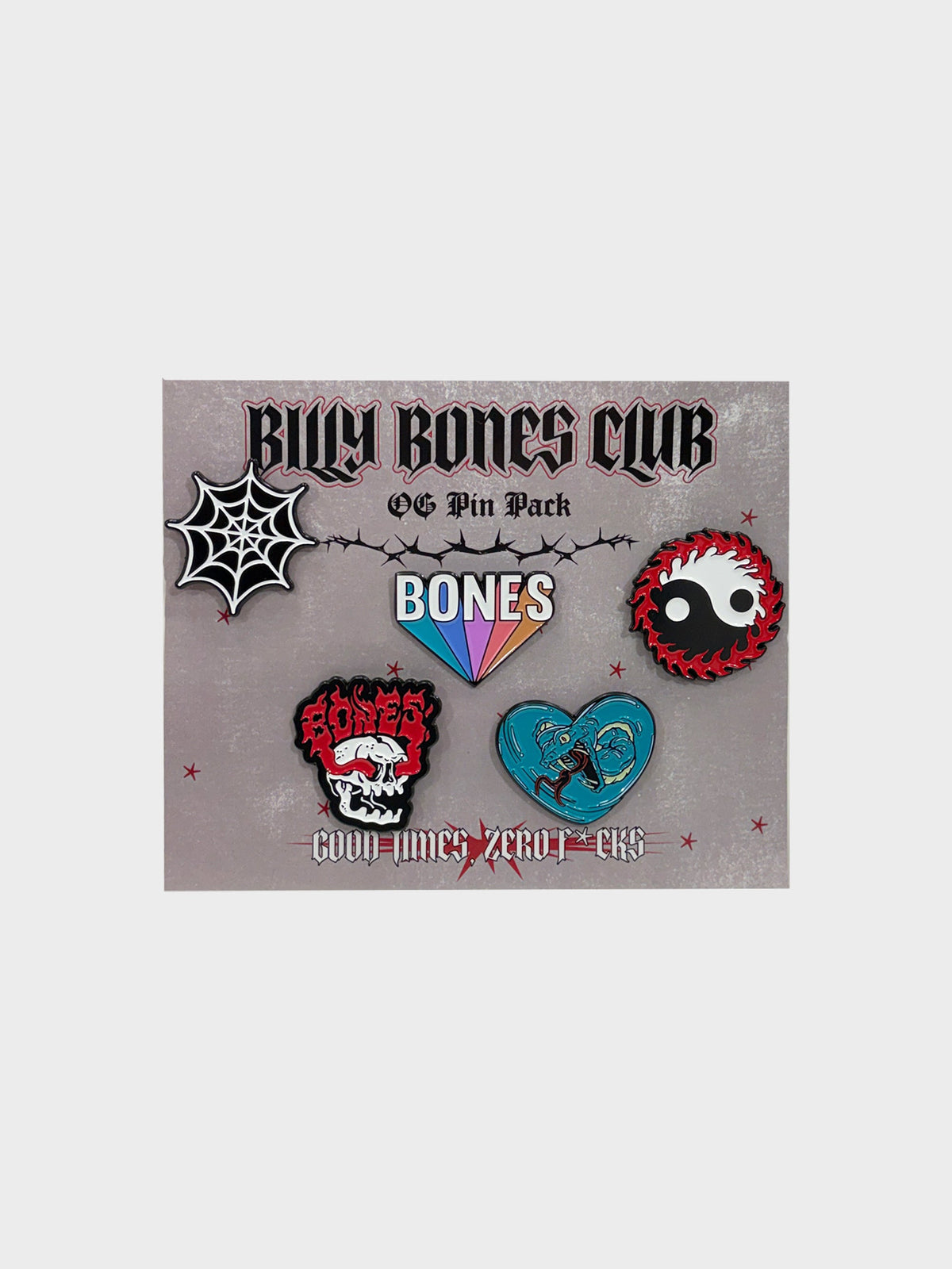 Billy Bones Club OG Club Pin Pack