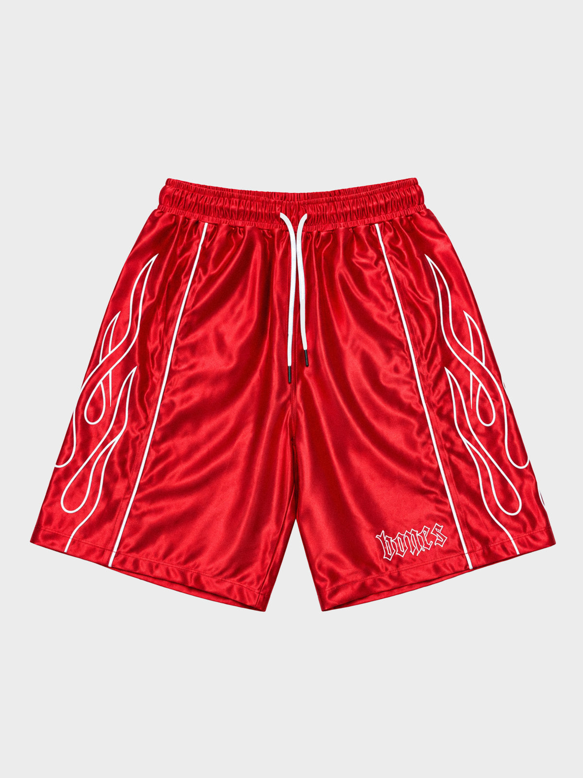 Light It Up Shorts - Silk Red