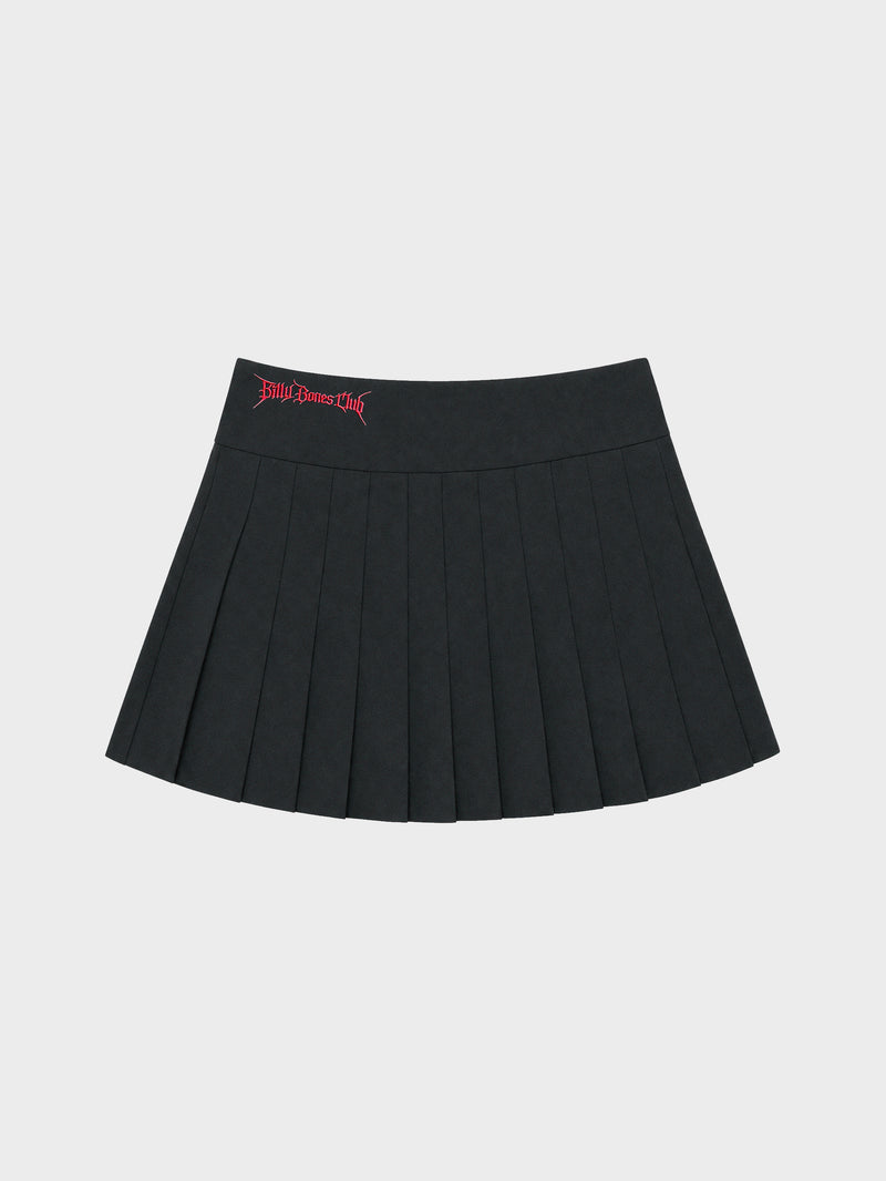 Rocker Pleated Skirt - Black