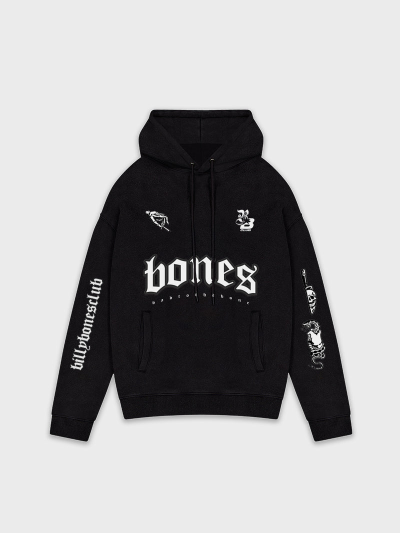 BTTB Stacker Hoodie - Acid Black