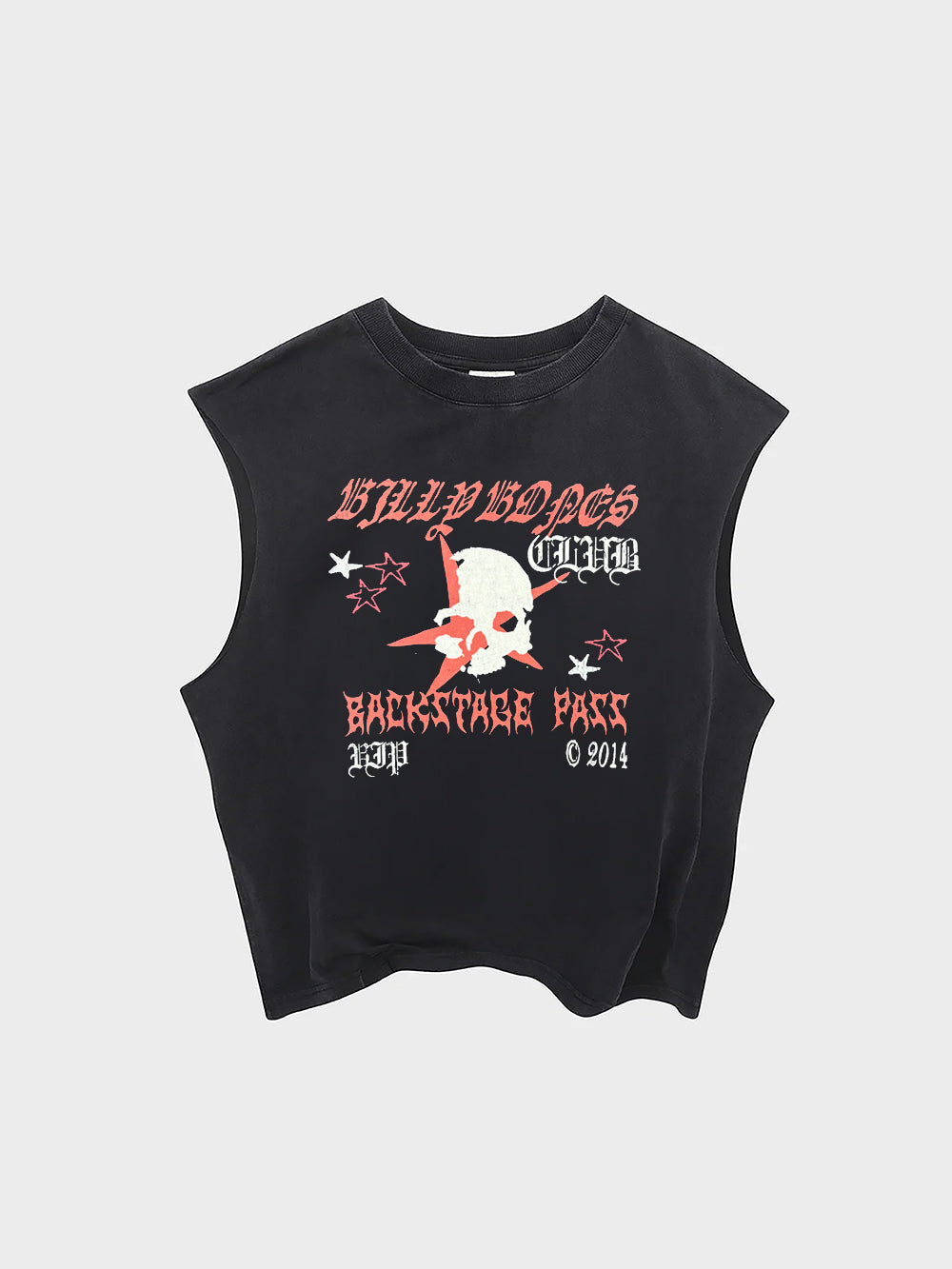 Backstage Muscle Tee - Vintage Black