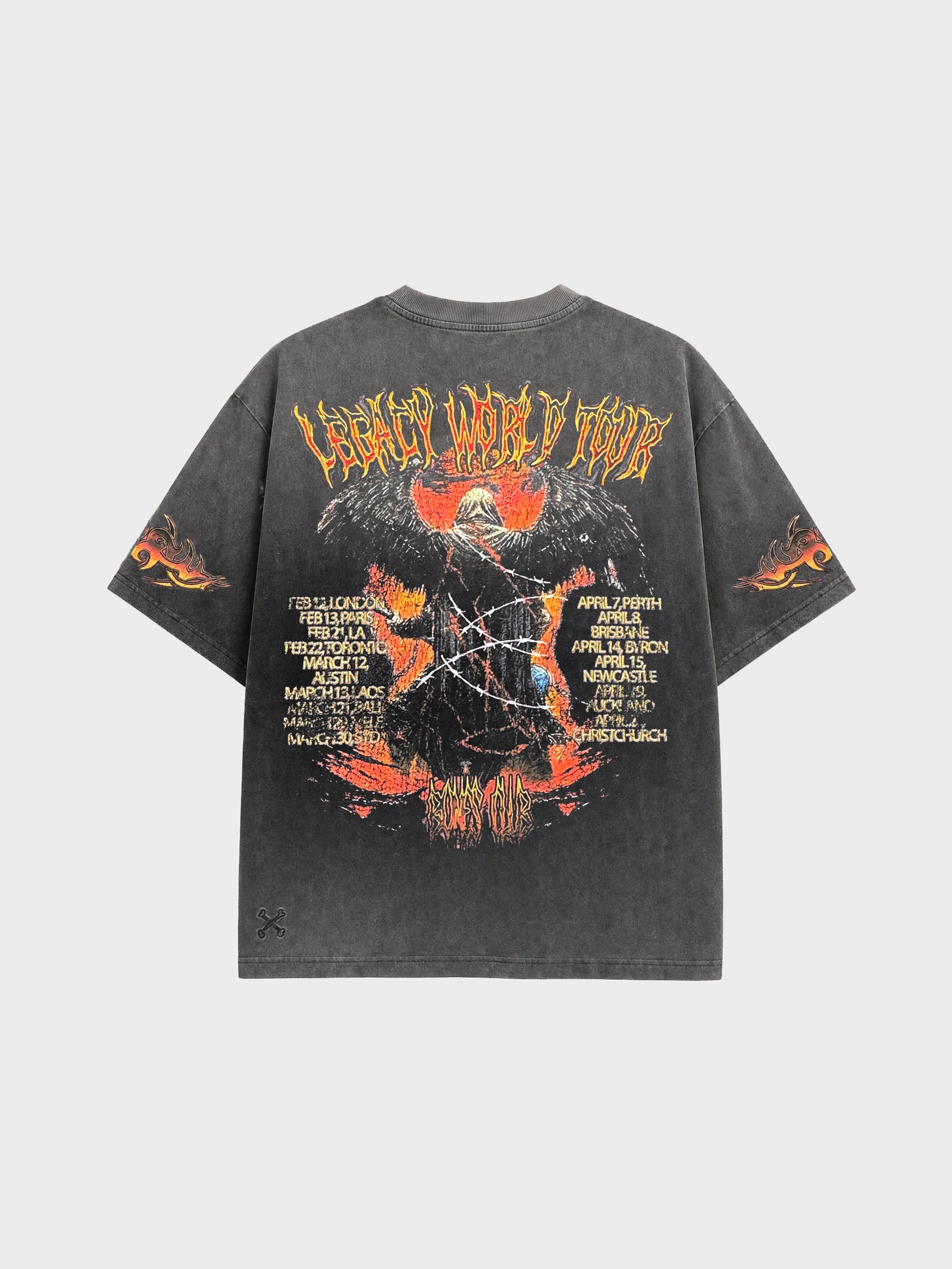 Legacy World Tour Tee - Washed Black