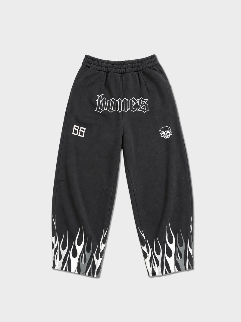 Bones Burner Pants - Washed Black