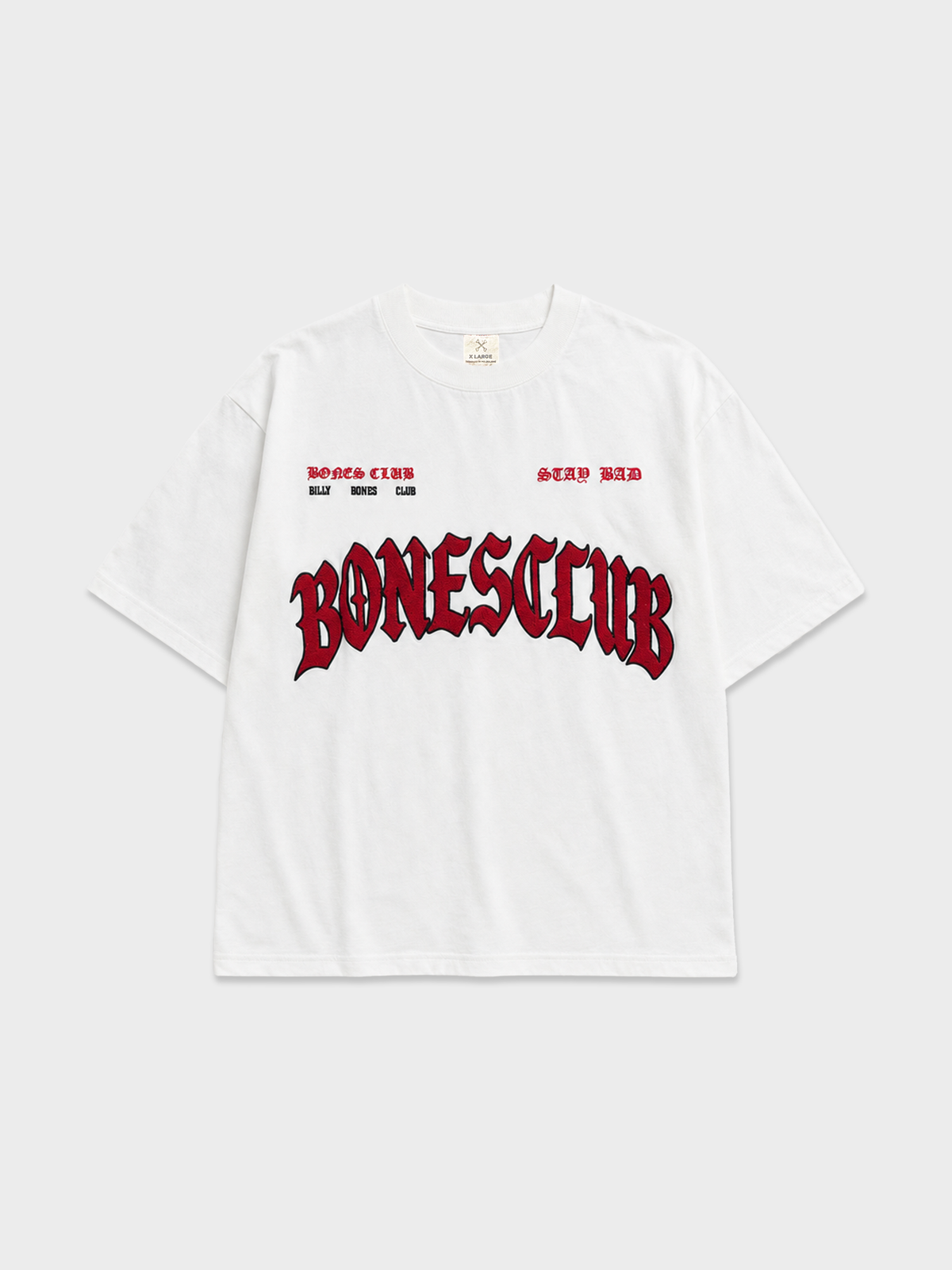 Bones Club Tee - White/Red