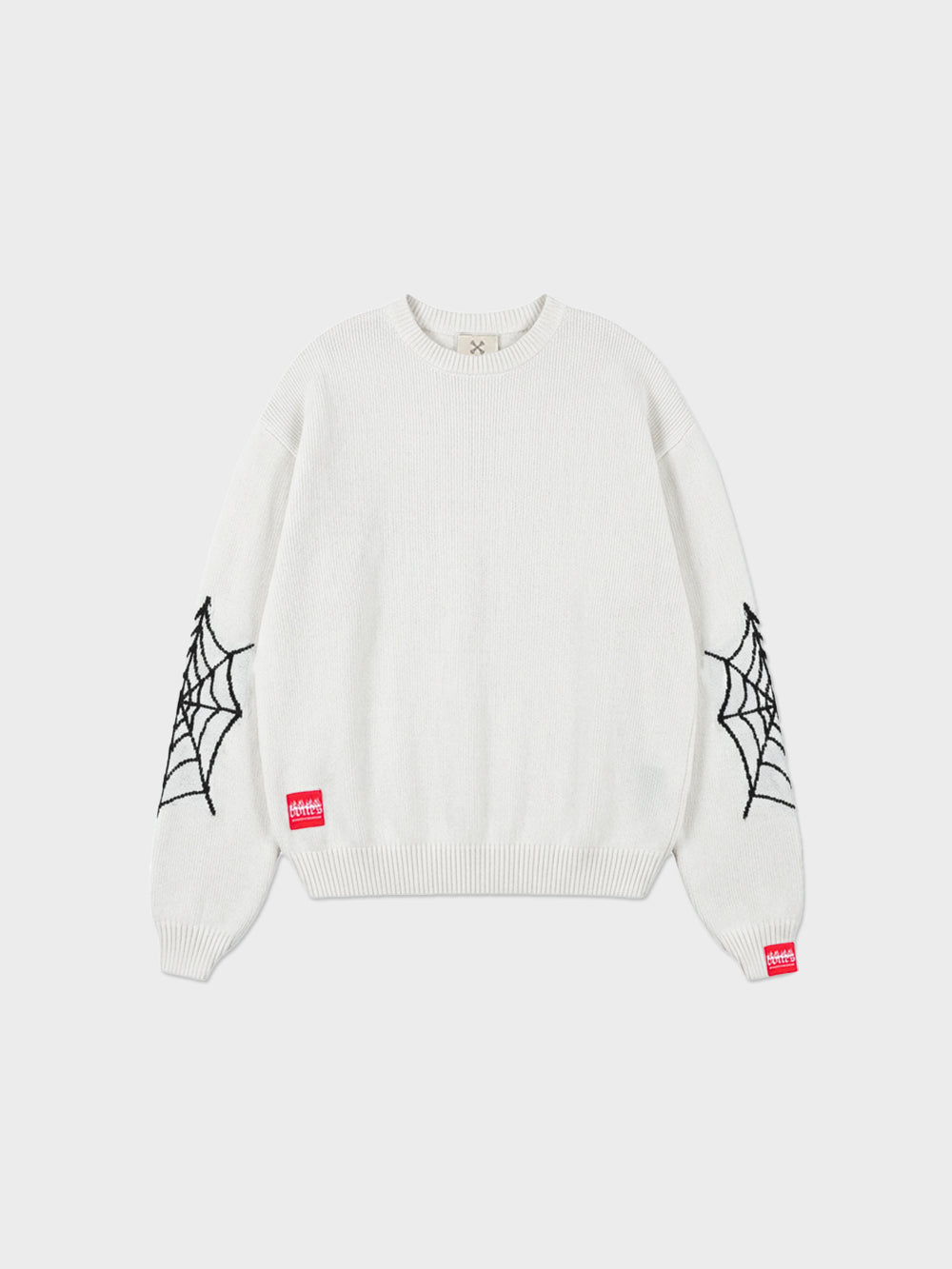 Bones Spider Knit - White