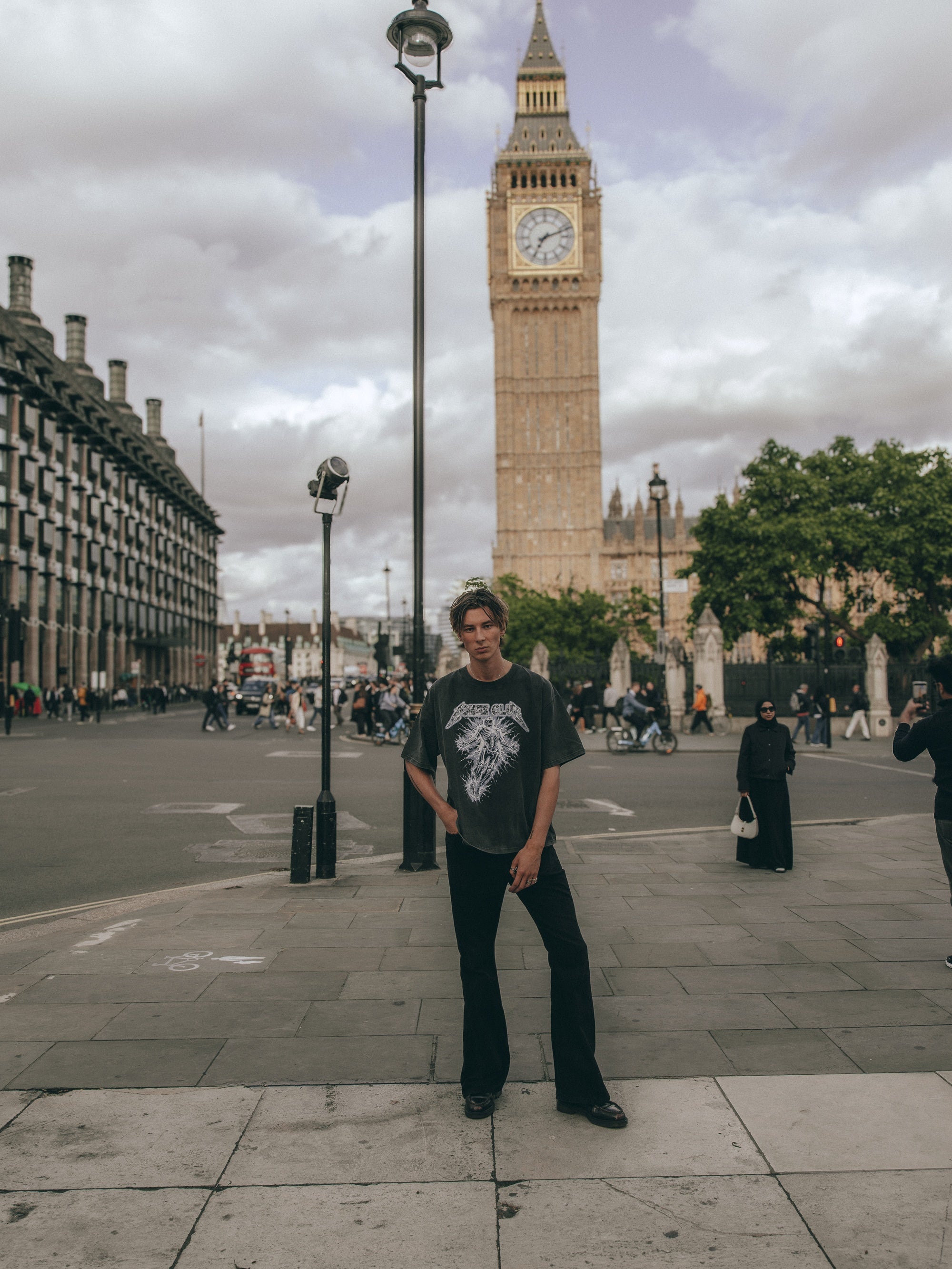 Cursed By Lighting Tee - Washed Black