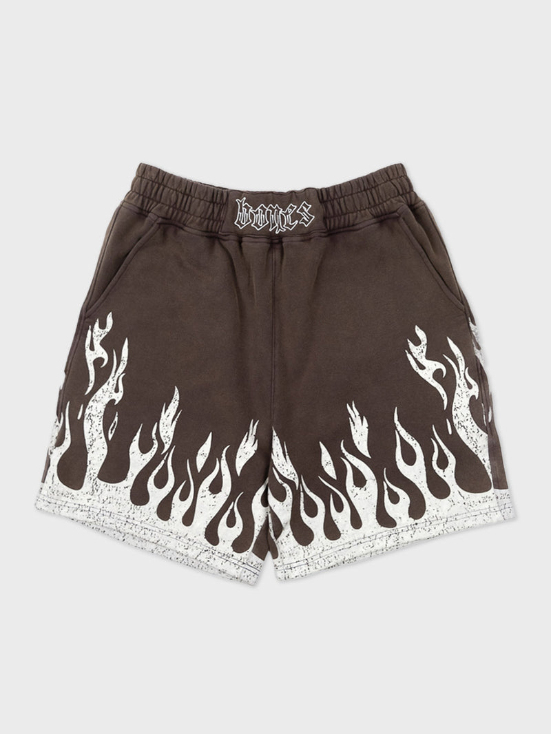 Burner Jersey Shorts - Washed Brown