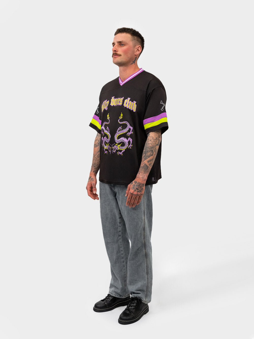 Dragon Bones Jersey - Mesh Green/Purple