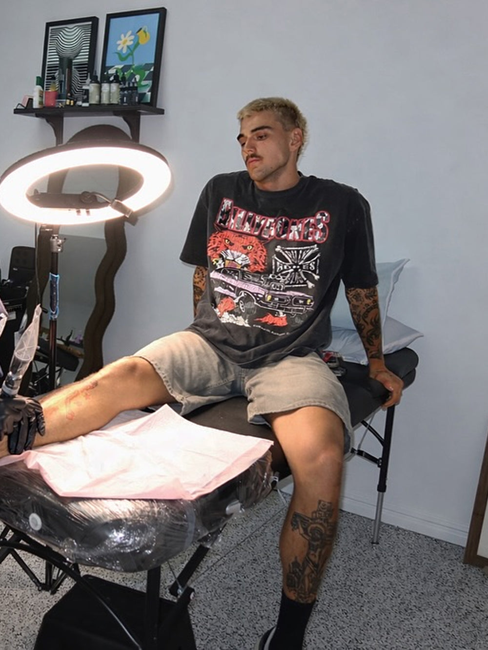 Reckless Tee - Washed Black