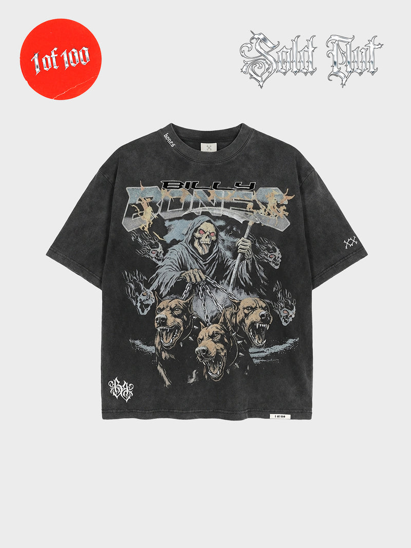 Till The End Legacy Tee - Sunfaded Black