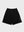 Webbed Pleated Shorts  - Black Pinstripe